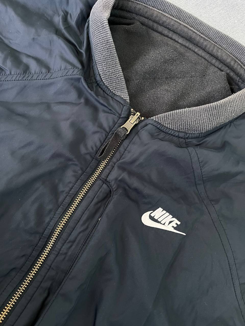 Nike × Vintage Vintage y2k Nike reversible bomber jacket Size US M / EU 48-50 / 2 - 5 Thumbnail