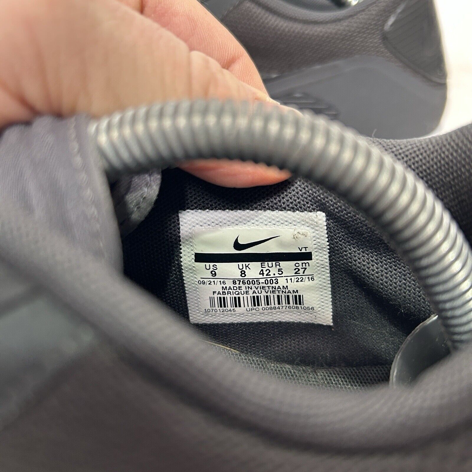 Nike Nike Shoes Air Max 90 Ultra 2.0 SE “Black Gray” 2024 Size US 9 / EU 42 - 8 Thumbnail