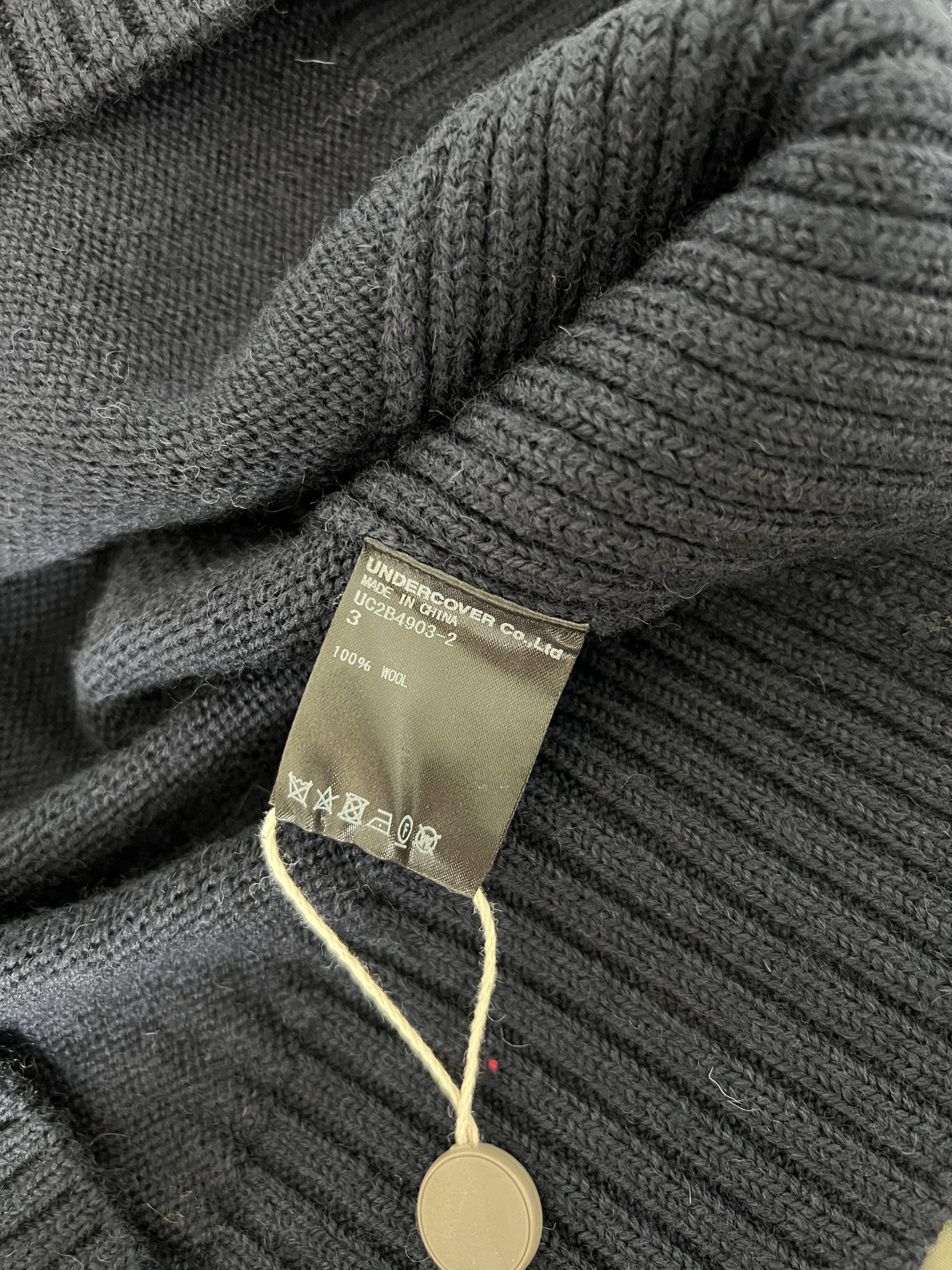 Undercover Undercover Wool Delicate As The Devil Sweater in Navy Size US L / EU 52-54 / 3 - 6 Thumbnail