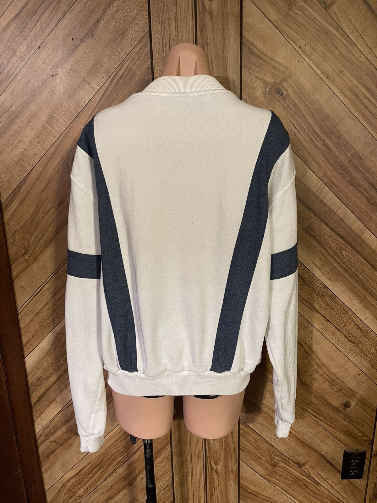 Givenchy Givenchy Vintage 80s Sport Jacket Navy White Stripe Size US L / EU 52-54 / 3 - 8 Thumbnail