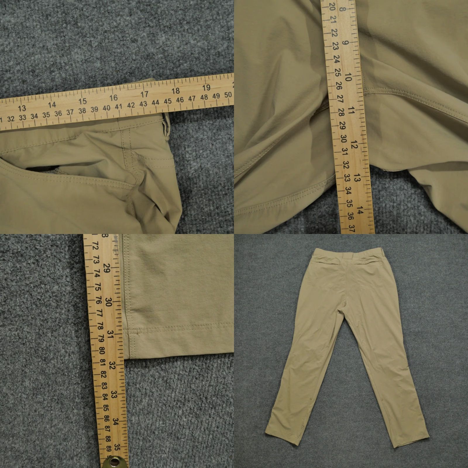 Orvis Orvis Pants Womens 16 Tan Khaki Outdoors Lightweight Stretch 35x32 Casual Workwear- Beige 16 Regular Inseam 32 Straight Windbreaker Muslen? Size 24" / US 00 / IT 34 - 8 Thumbnail