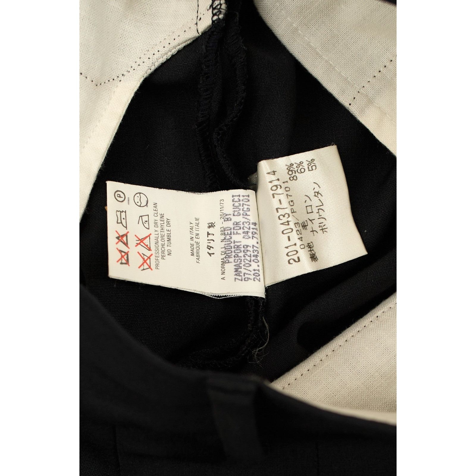 Gucci by Tom Ford F/W 1997 Deep Blue Trousers Size 28" / US 6 / IT 42 - 5 Thumbnail