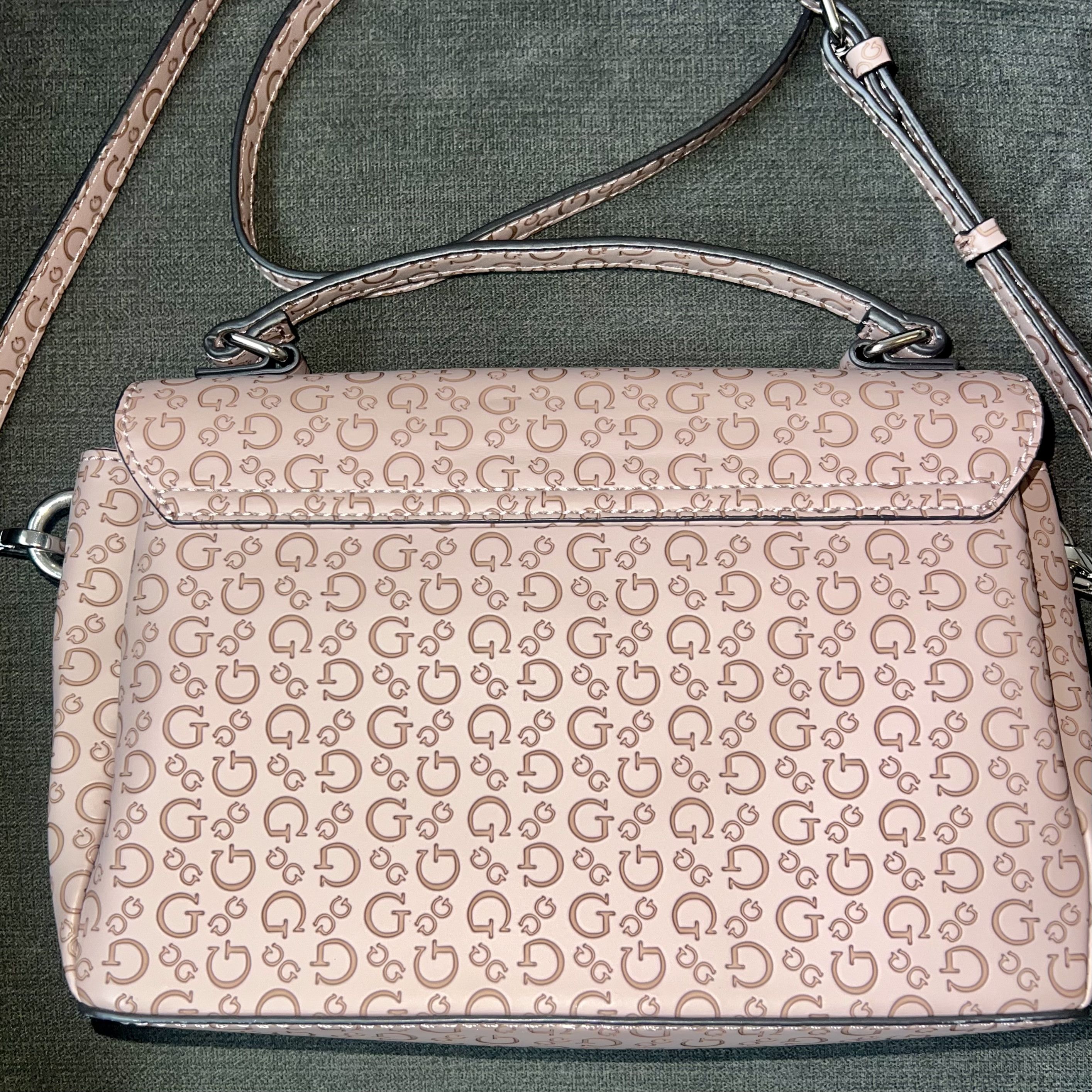 Guess Guess Bethel Signature Top Handle Crossbody Bag - Rose Taupe Size ONE SIZE - 2 Thumbnail