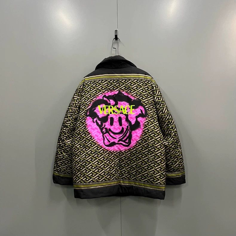 Versace Versace Medusa Smile Print Jacket - dmc Size US L / EU 52-54 / 3 - 1 Thumbnail