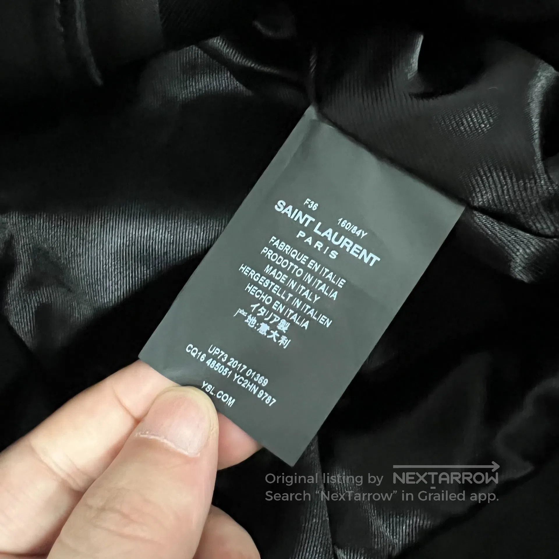 Saint Laurent Paris Saint Laurent Paris Locomotive-style leather jacket and su Size S / US 4 / IT 40 - 7 Thumbnail
