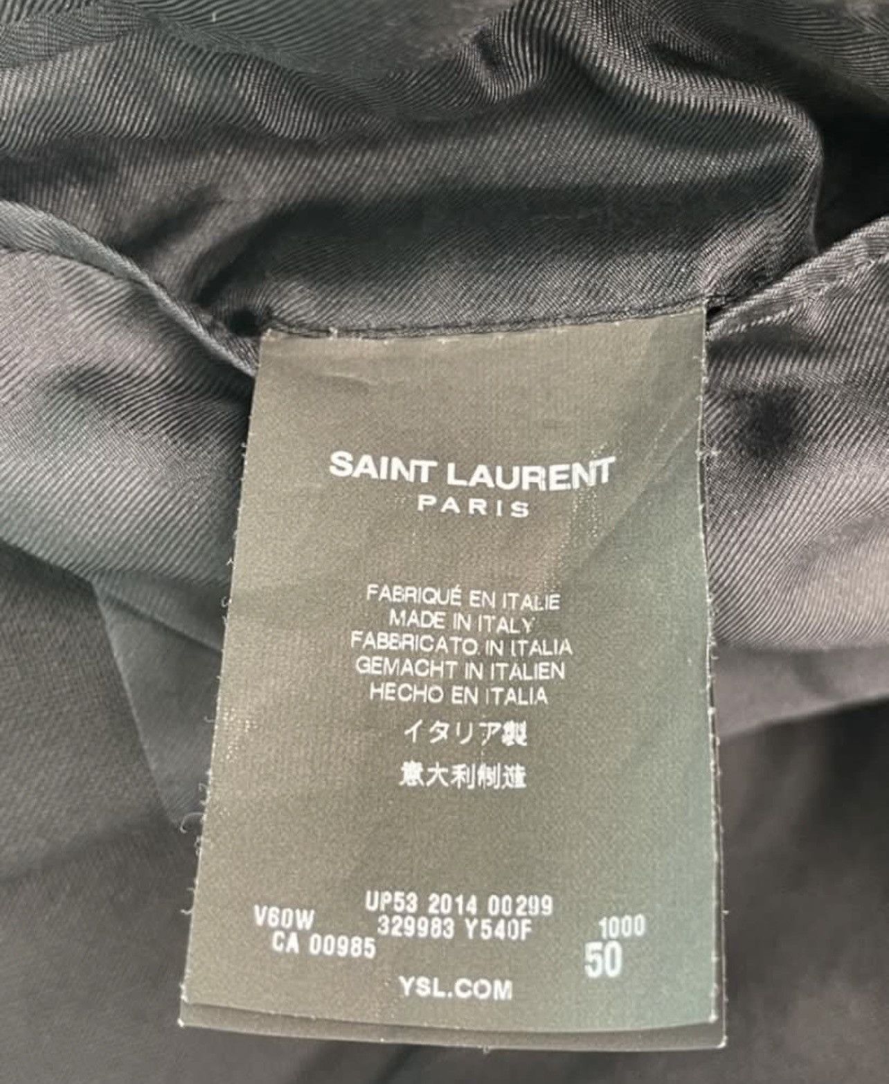 Hedi Slimane × Saint Laurent Paris 2014 Blazer Size US M / EU 48-50 / 2 - 4 Thumbnail