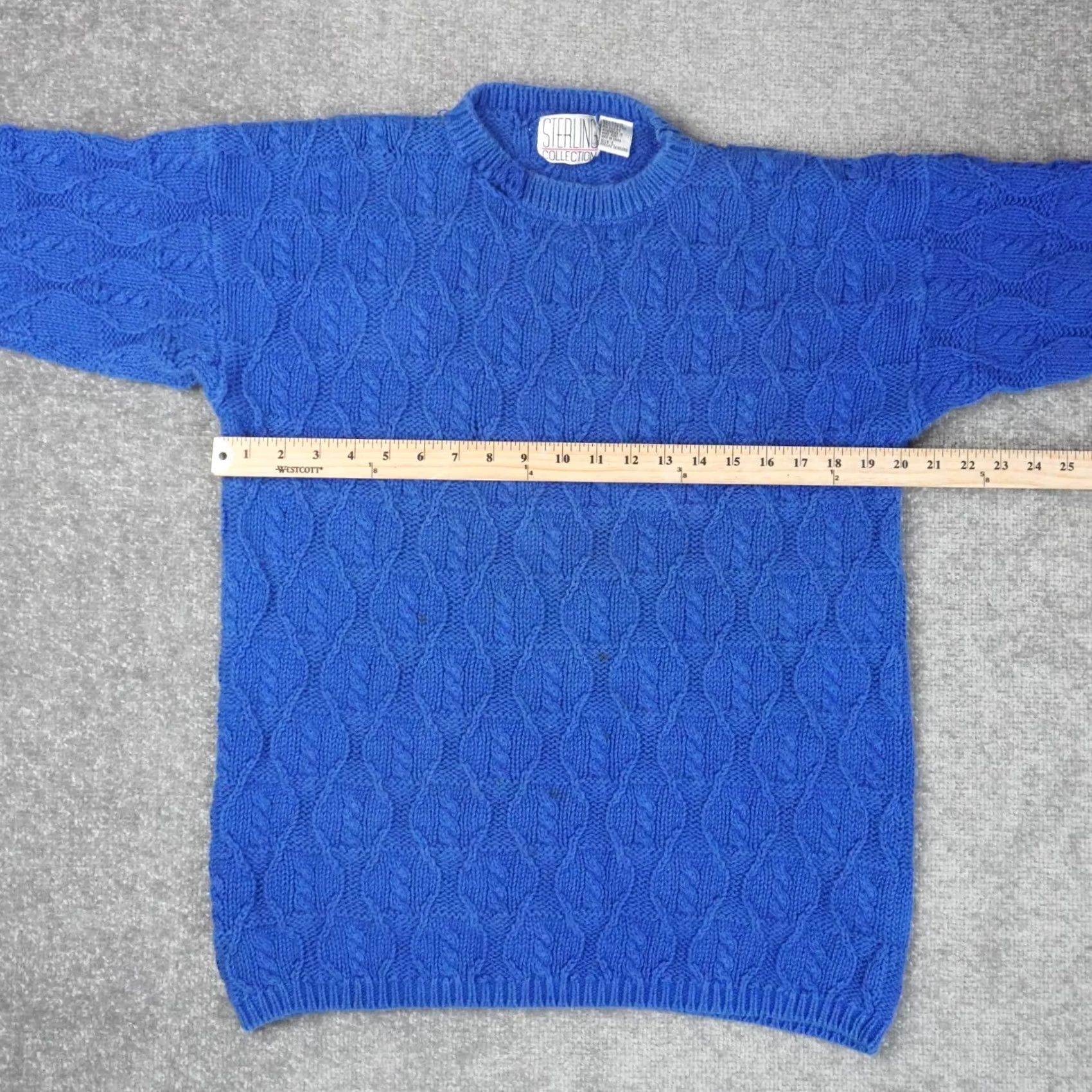 Vintage VINTAGE Blue Large Long Sleeve Pullover Sweater 90s Mens Size US L / EU 52-54 / 3 - 4 Thumbnail