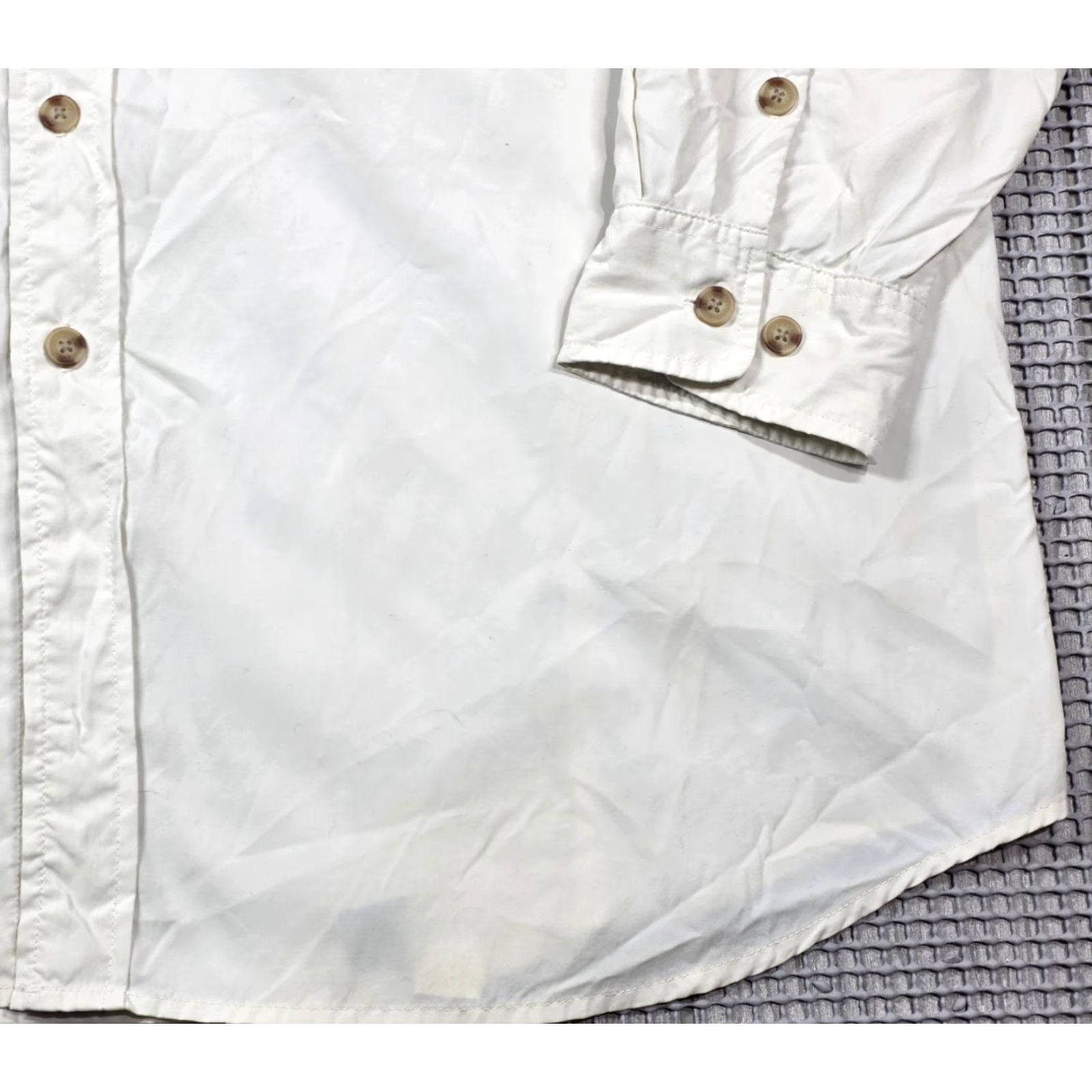 Orvis Orvis Shirt Button-Up Fisherman XL Gray Nylon 90s Vintage Mens Size US XL / EU 56 / 4 - 6 Thumbnail