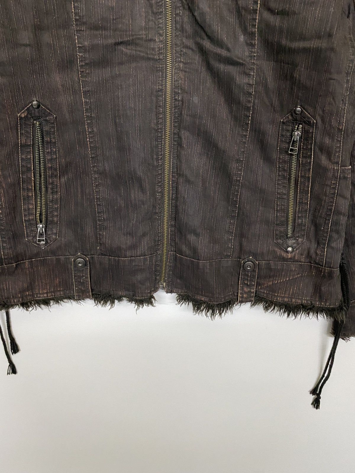 Mossimo Mossimo Fur Neck Jacket Biker Style Size US L / EU 52-54 / 3 - 6 Thumbnail