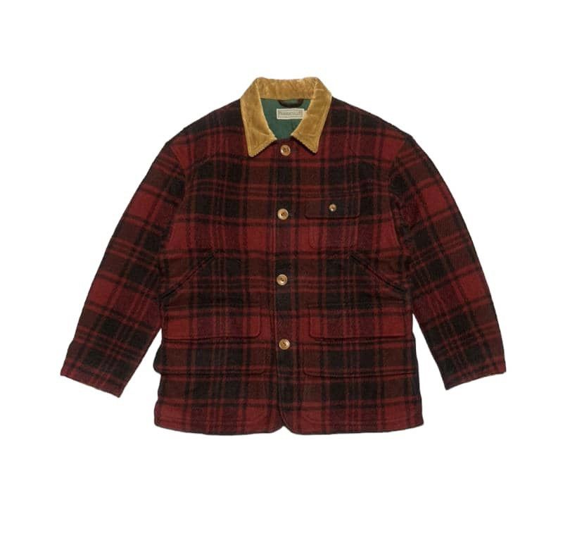 Japanese Brand Vintage Plaid Wool Jacket BORDERCOLLIE Size US M / EU 48-50 / 2 - 1 Thumbnail