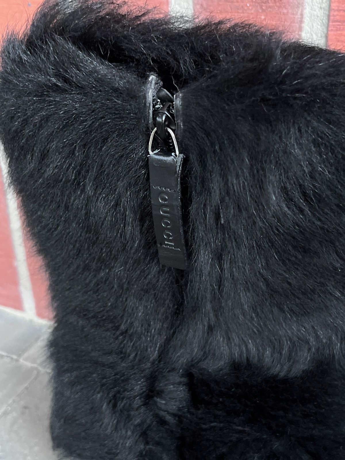 Gucci Tom Ford AW98 Goat Fur Boots Avantgarde shoes
