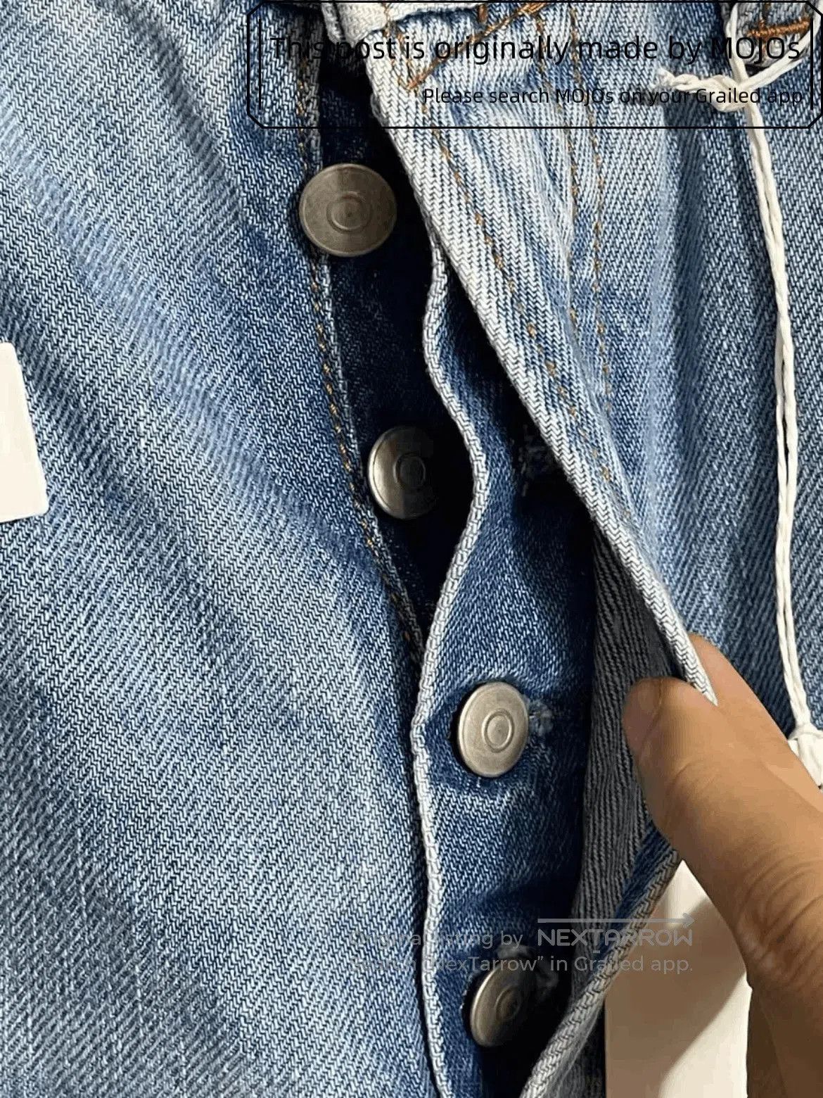 Acne Studios W31L30 Acne Studios 2021M Heavy Washed Fading Denim. Size US 31 - 4 Thumbnail