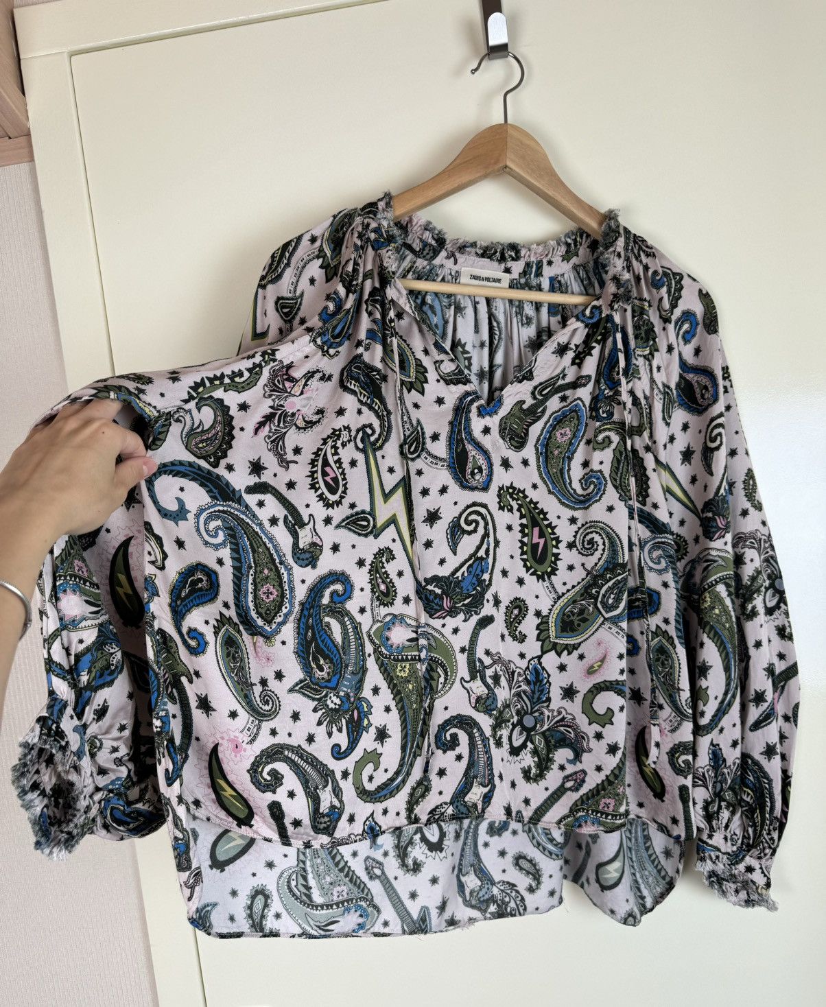 Zadig & Voltaire Zadig Voltaire voluminous balloon sleeve blouse paisley Etro Size S / US 4 / IT 40 - 7 Thumbnail
