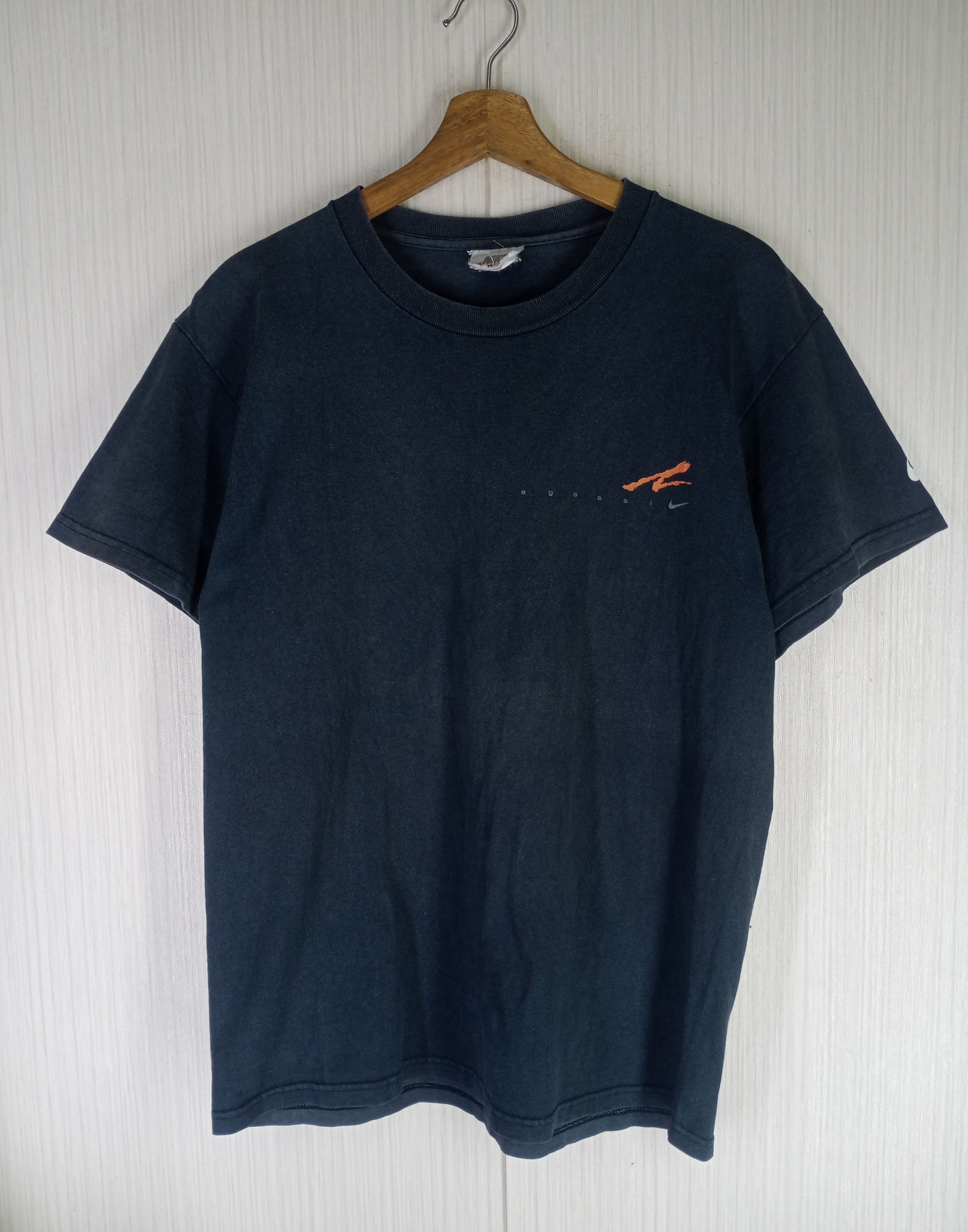 Nike Rare Vintage 90s Nike Andre Aggassi Tshirt Size US S / EU 44-46 / 1 - 2 Thumbnail