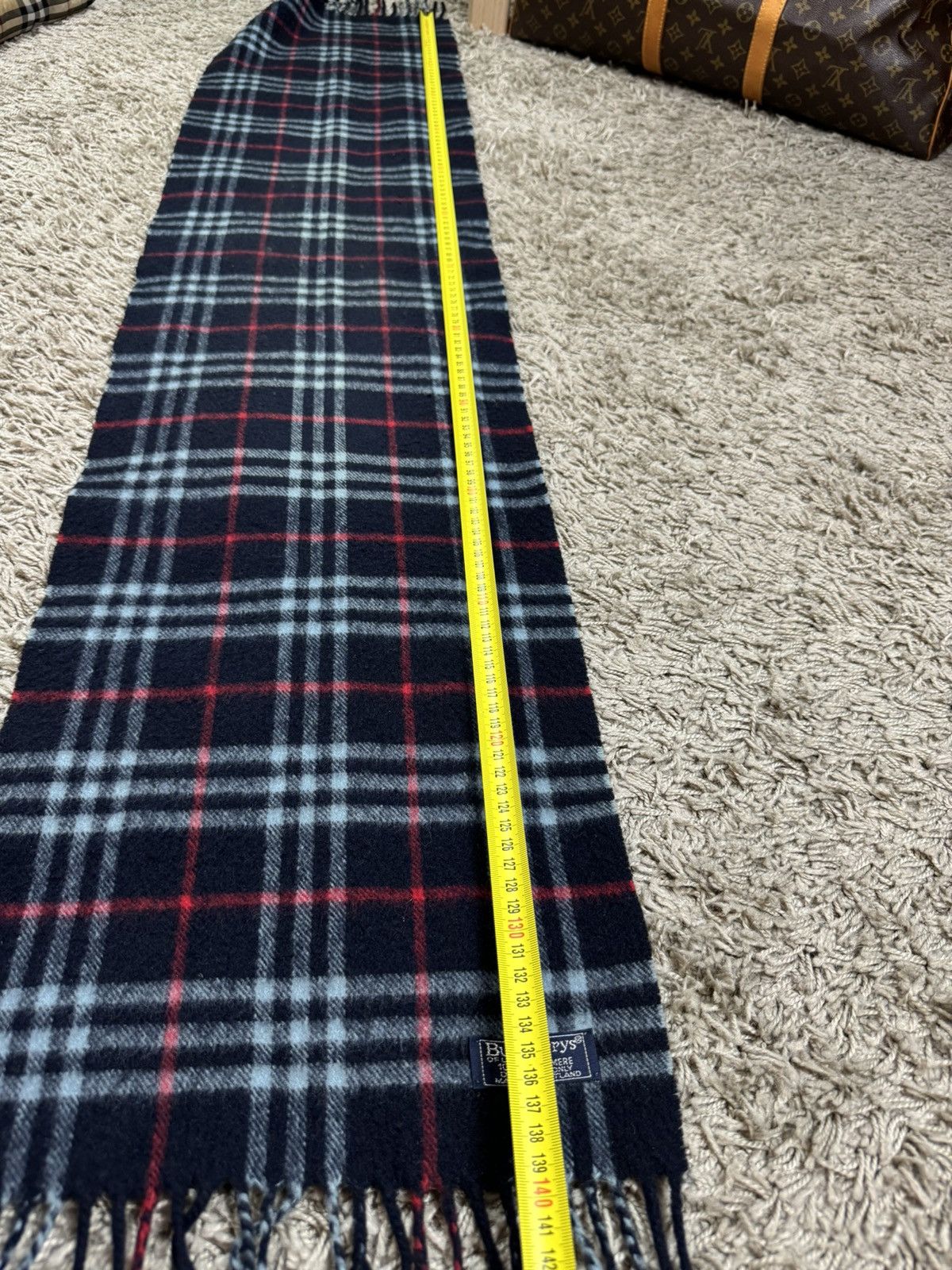 Burberry × Vintage Vintage cashmere scarf Burberry’s 90s original luxury item Size ONE SIZE - 5 Thumbnail