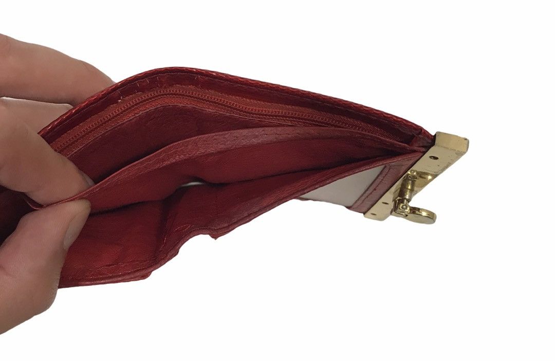 Miu Miu Miu Miu Patent Leather Wallet Red Size ONE SIZE - 5 Thumbnail