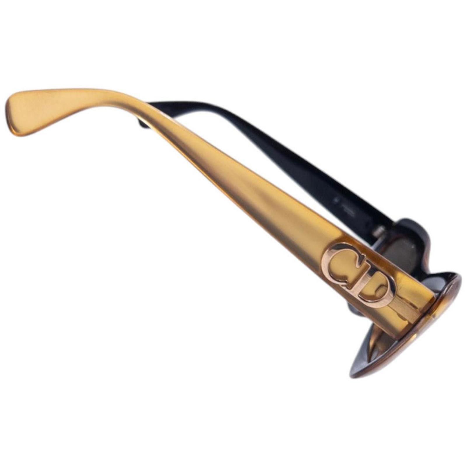 Dior Vintage Dior Gold Sunglasses Size ONE SIZE - 3 Thumbnail