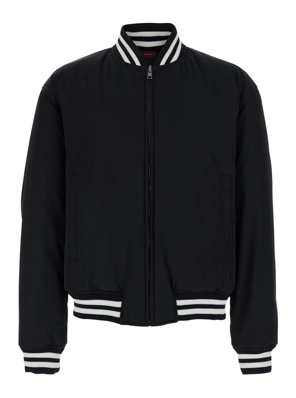 Gucci Black Reversible Jacket with Contrasting Details and Bomber Collar in Tech Fabric for Men Size US XL / EU 56 / 4 - 1 Thumbnail