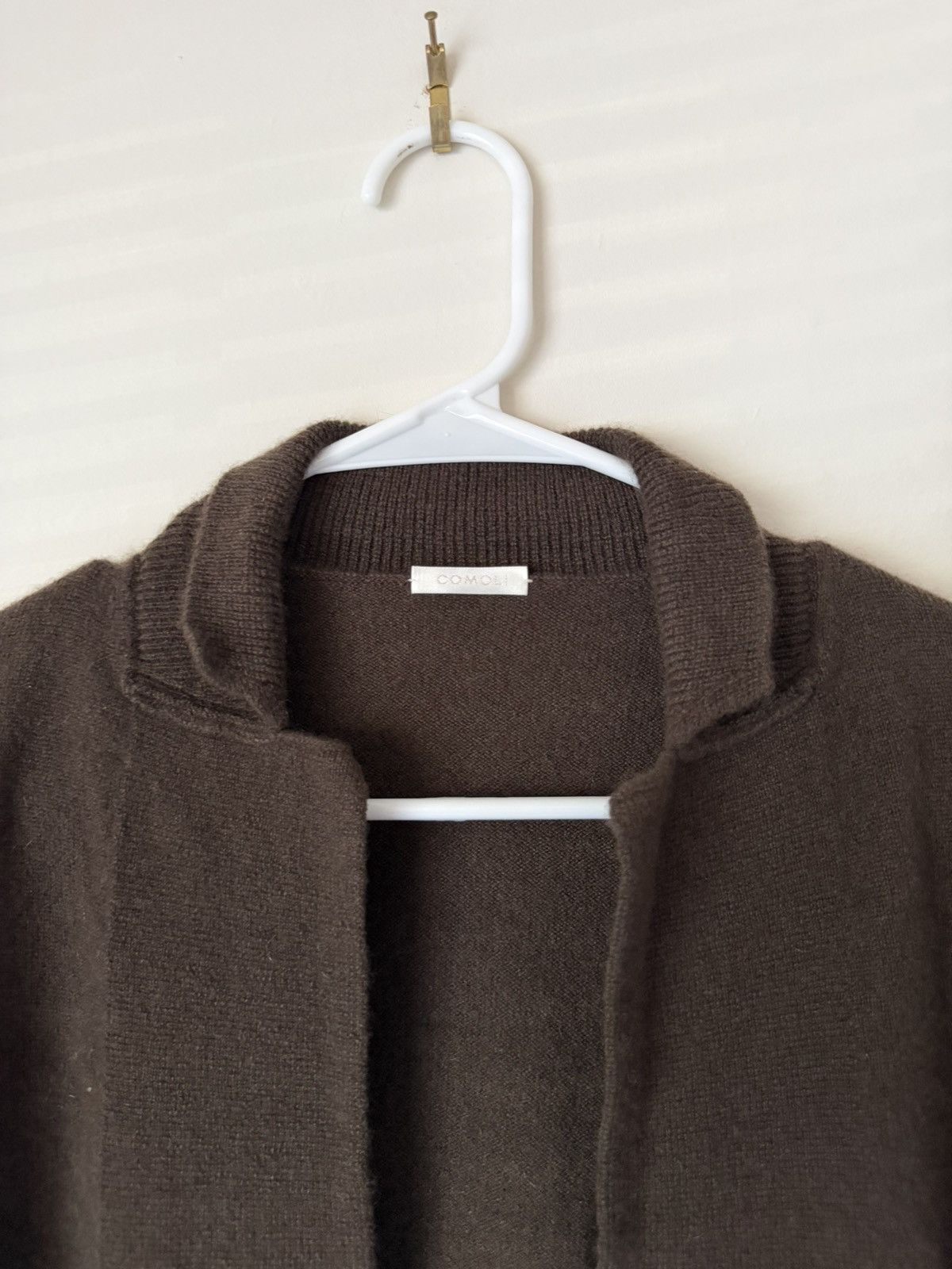 Comoli COMOLI Cashmere Cardigan, Brown Size US S / EU 44-46 / 1 - 2 Thumbnail