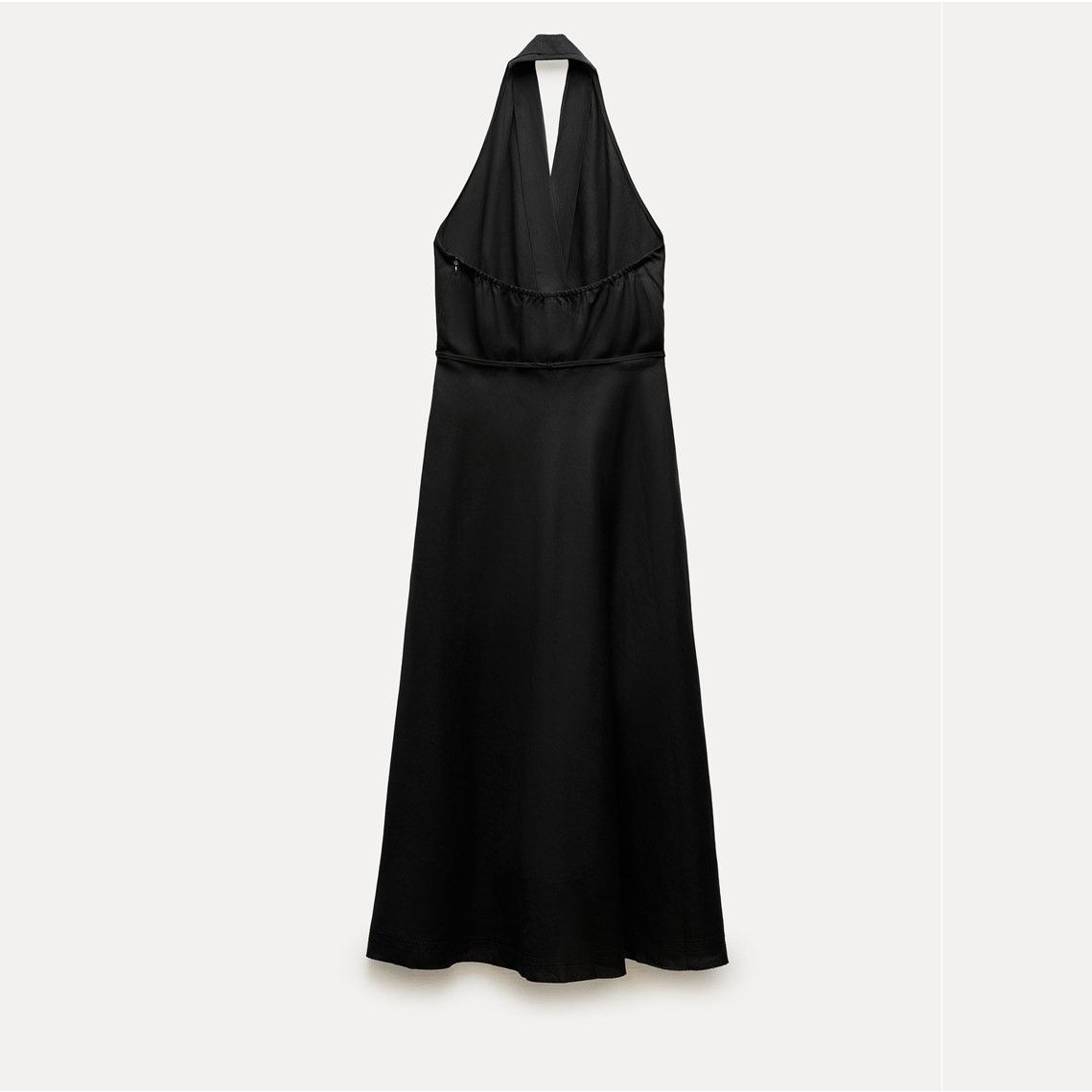 Zara ZARA BLOGGER FAVE!!! Linen Blend Midi Dress NWT Size L / US 10 / IT 46 - 25 Thumbnail