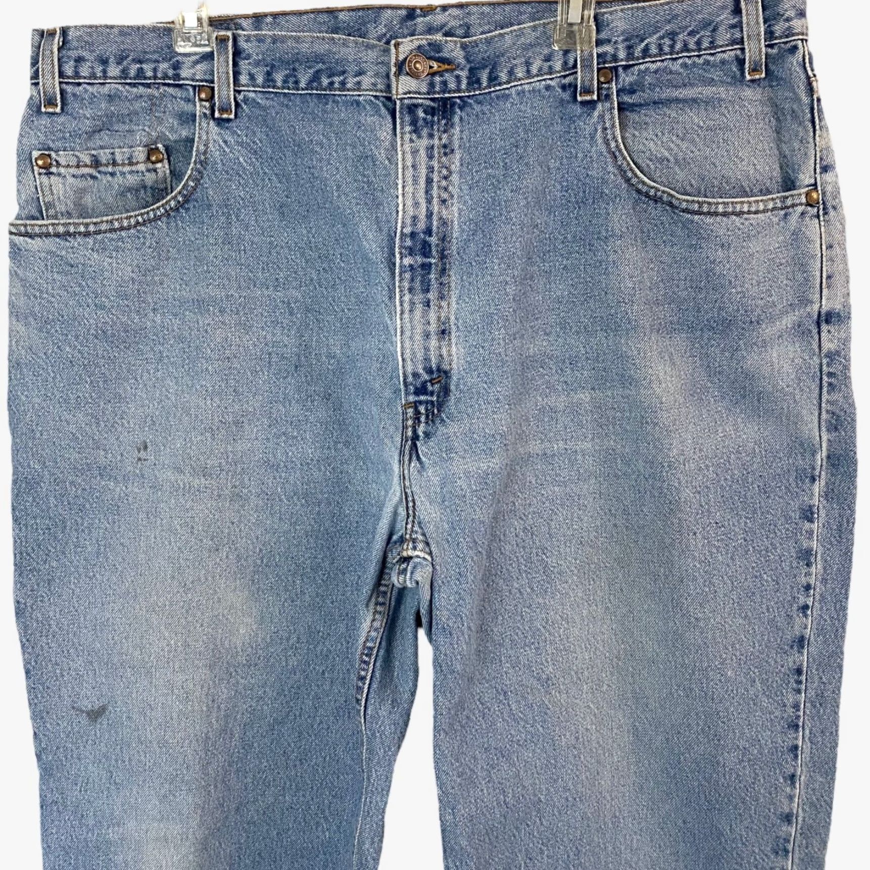 Levi's VINTAGE Levi's 545 Jeans Denim Blue Pockets Loose Fit Mens Size 44 X 32 Size US 44 / EU 60 - 4 Thumbnail
