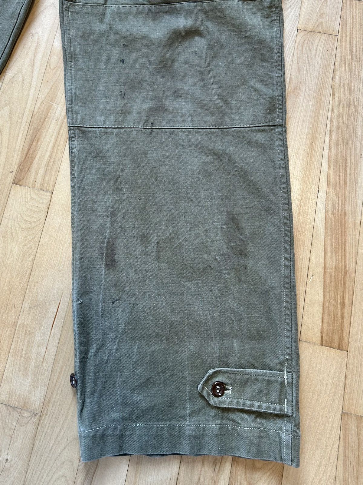 Other Vintage 50s French Army M47 Heavy HBT Cargos Size US 34 / EU 50 - 3 Thumbnail
