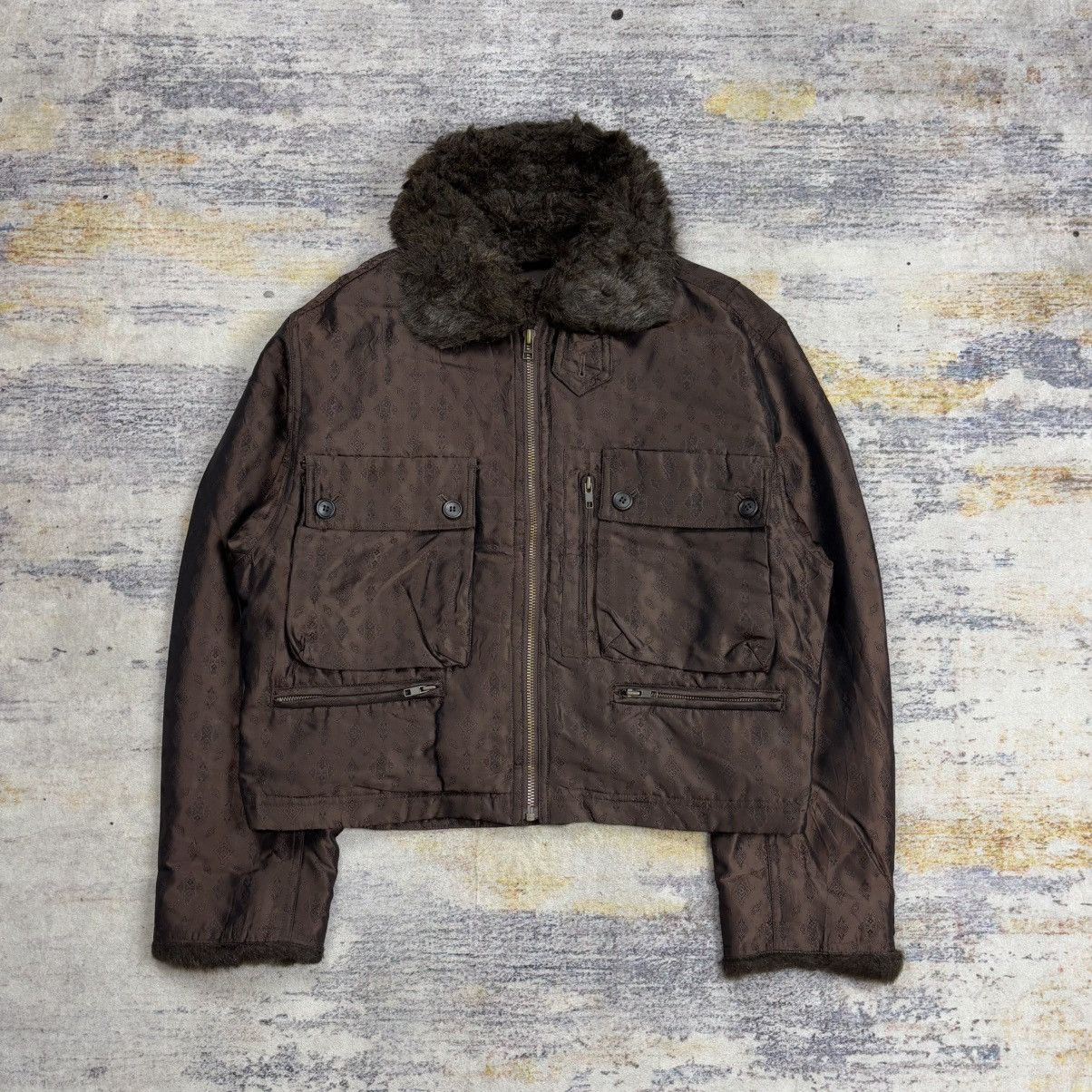 Yoshiyuki Konishi Vintage Yoshiyuki konishi trim fur multi pocket jacket Size US M / EU 48-50 / 2 - 1 Thumbnail