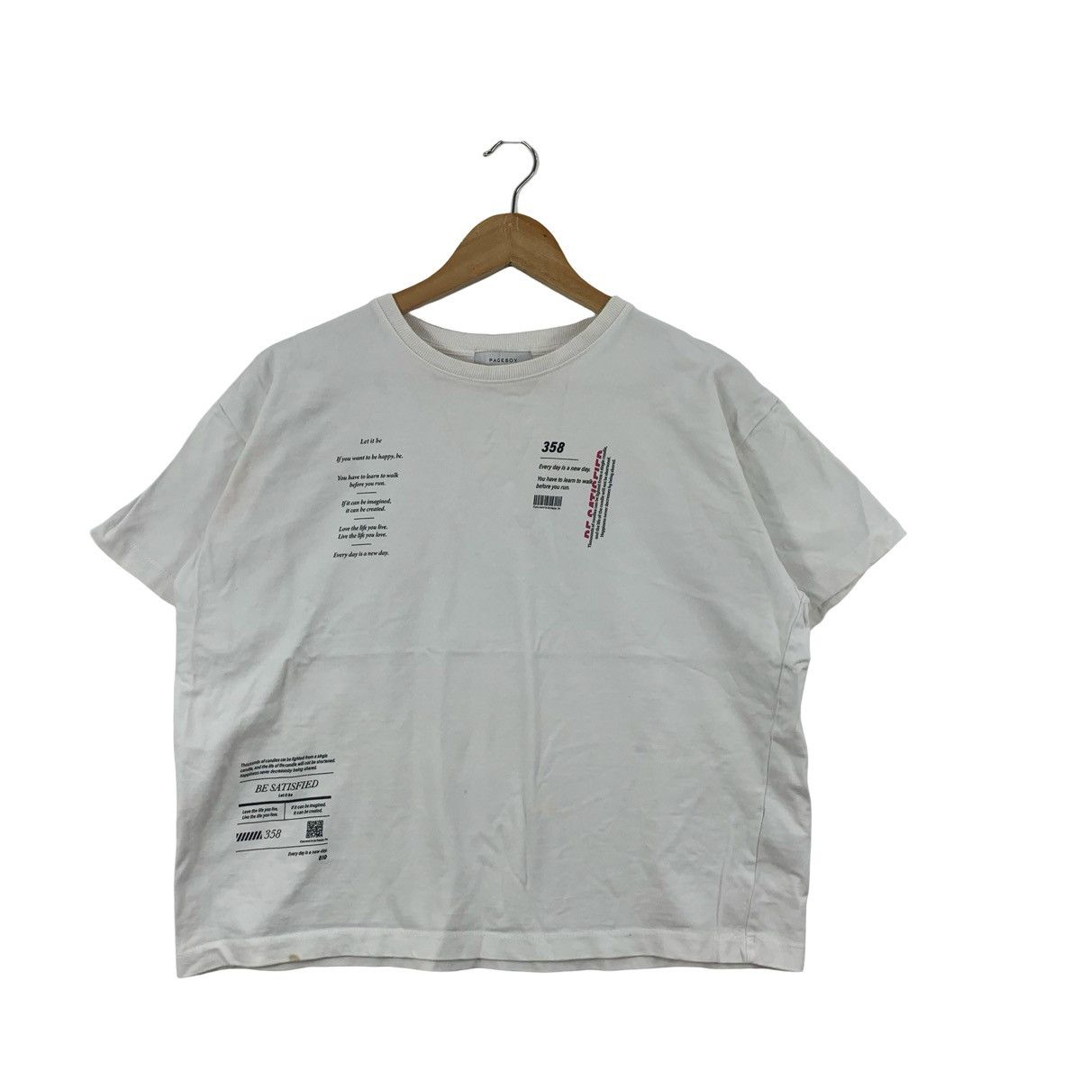 Other PAGEBOY 934680 Design Logo Tee Shirt Top High Casual Size US L / EU 52-54 / 3 - 3 Thumbnail