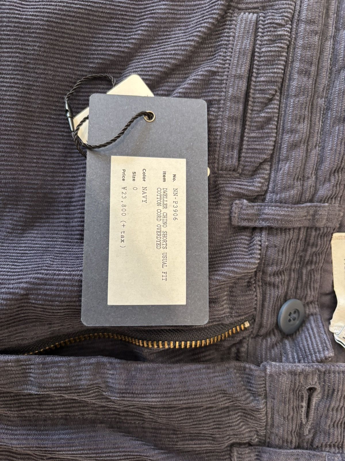 Nonnative Dweller Chino Shorts Usual Fit Cotton Cord Overdyed Size US 30 / EU 46 - 6 Thumbnail