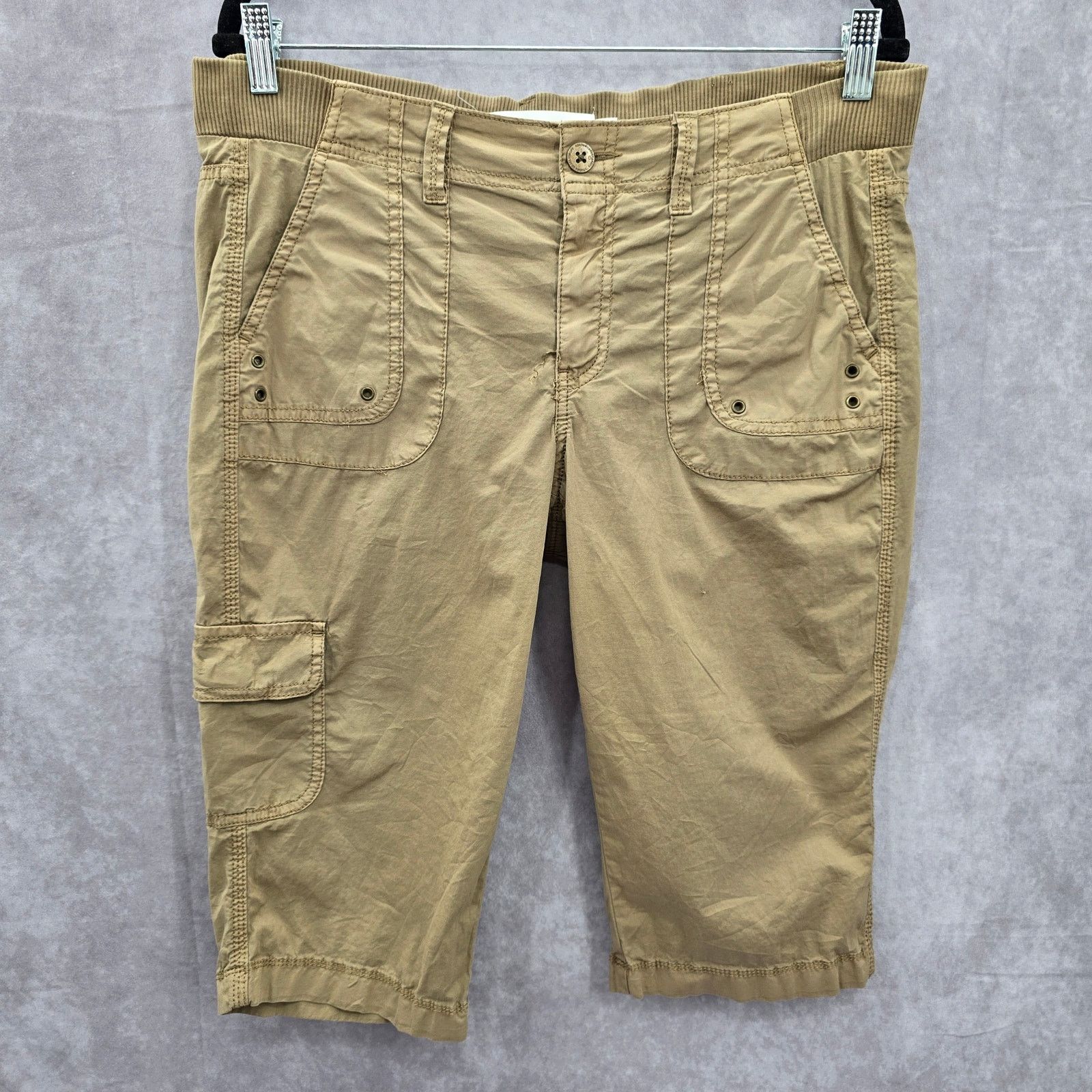 Sonoma Sonoma Tan Cargo Flat Front Bottoms Pants Shorts Cotton 8 Size 30" / US 8 / IT 44 - 1 Thumbnail
