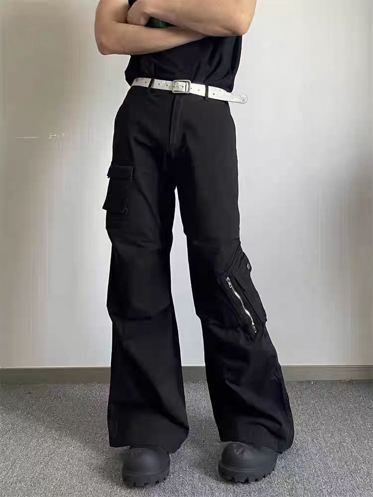 Japanese Brand × Vintage Casual Large Pocket Paratrooper Work Trousers Size US 32 / EU 48 - 1 Thumbnail