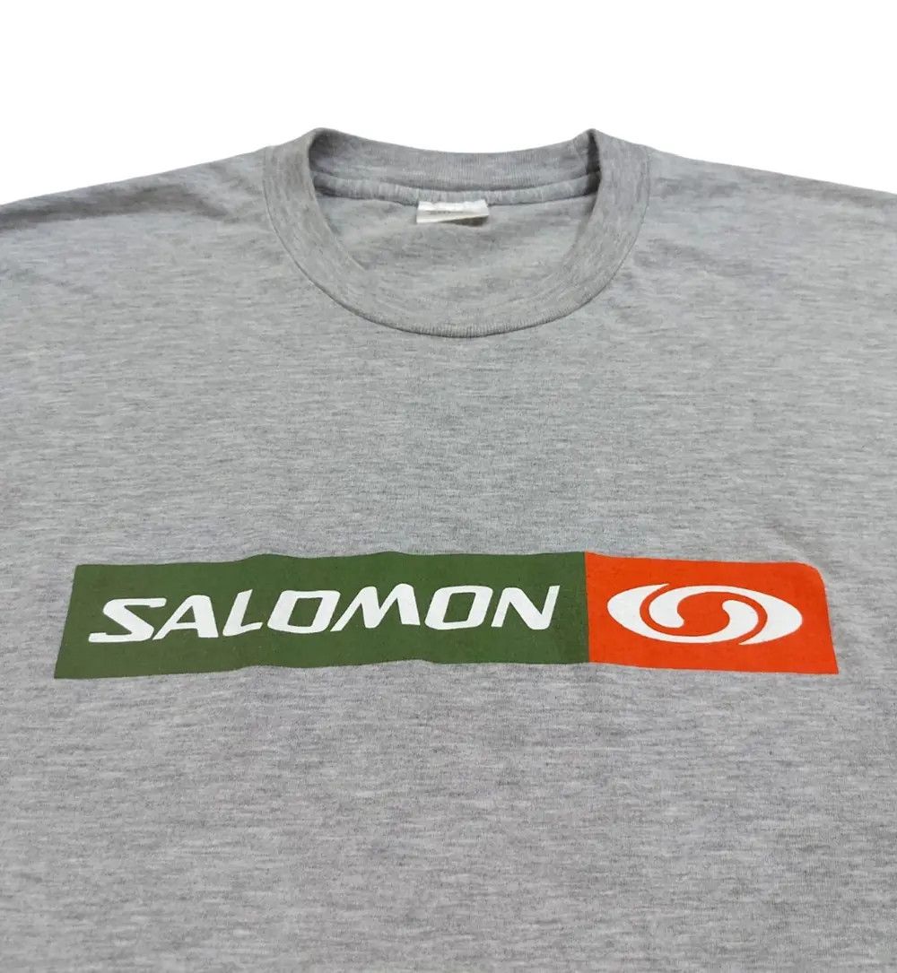 Salomon Vintage Salomon Big Spell Out "Street" Single Stitch Size US XL / EU 56 / 4 - 6 Thumbnail