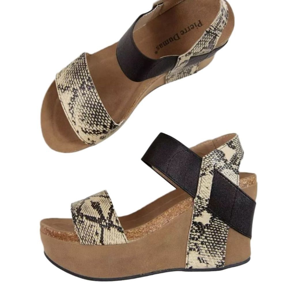 Pierre Balmain Pierre Dumas Hester-1 Wedge Sandal Size 10 Size US 10 / IT 40 - 2 Thumbnail