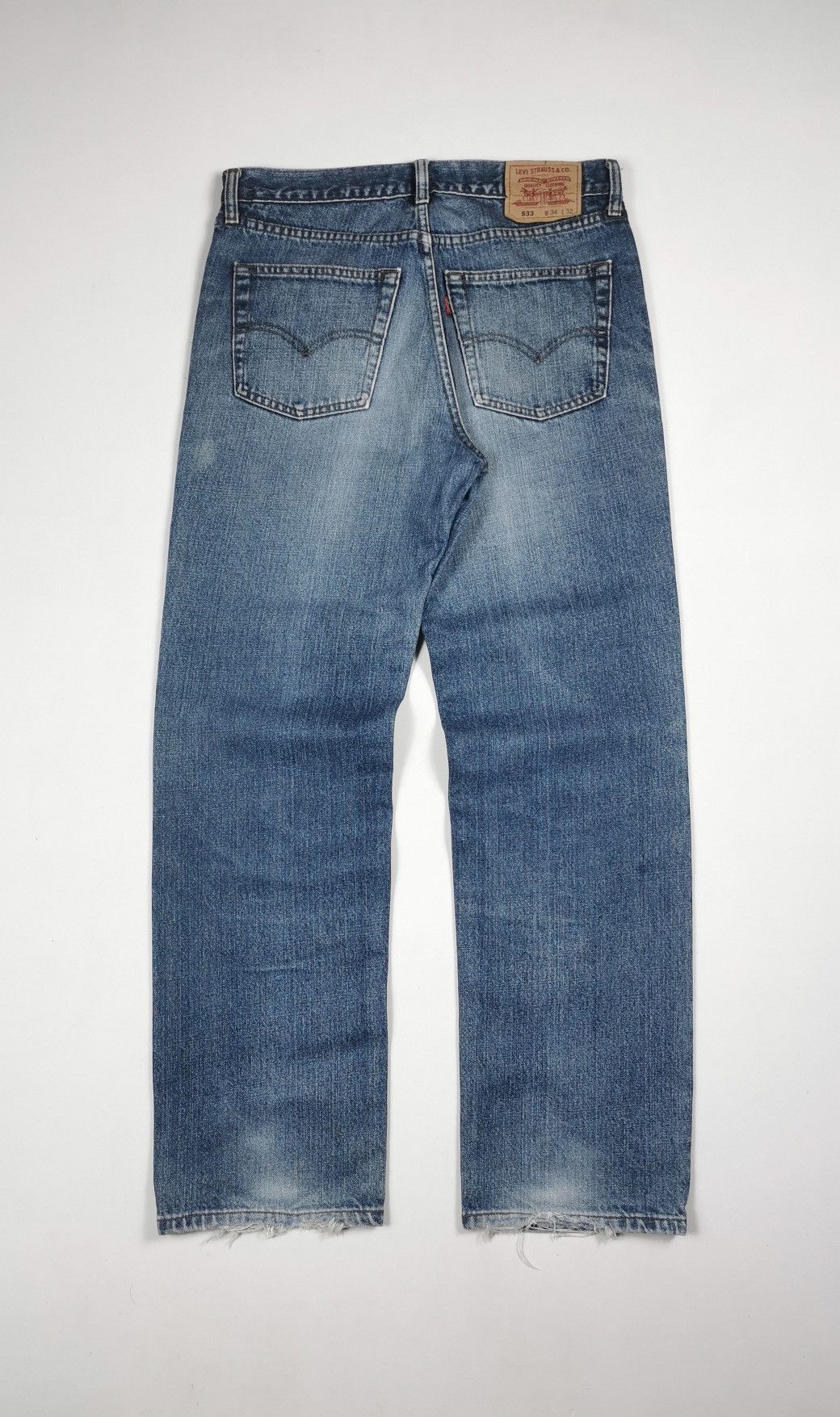 Levi's Vintage Levis 533 Regular Fit Denim Jeans Size US 33 - 4 Thumbnail