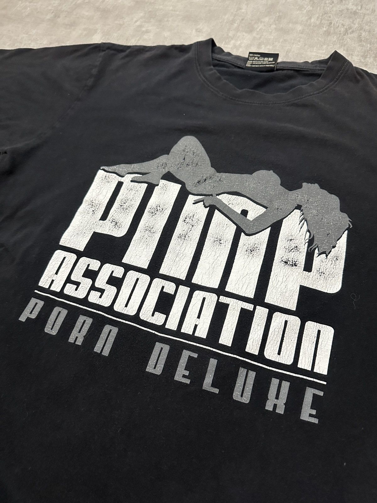 Vintage Vintage 90 Porn Star Skateboards style Logo T-shirt Tee Size US XL / EU 56 / 4 - 4 Thumbnail