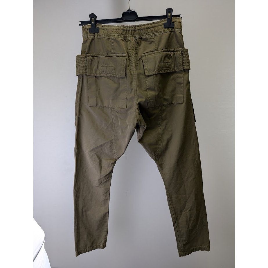 Rick Owens Drkshdw o1rbi21 Cargo Creatch Pants in Green Size US 30 / EU 46 - 2 Thumbnail