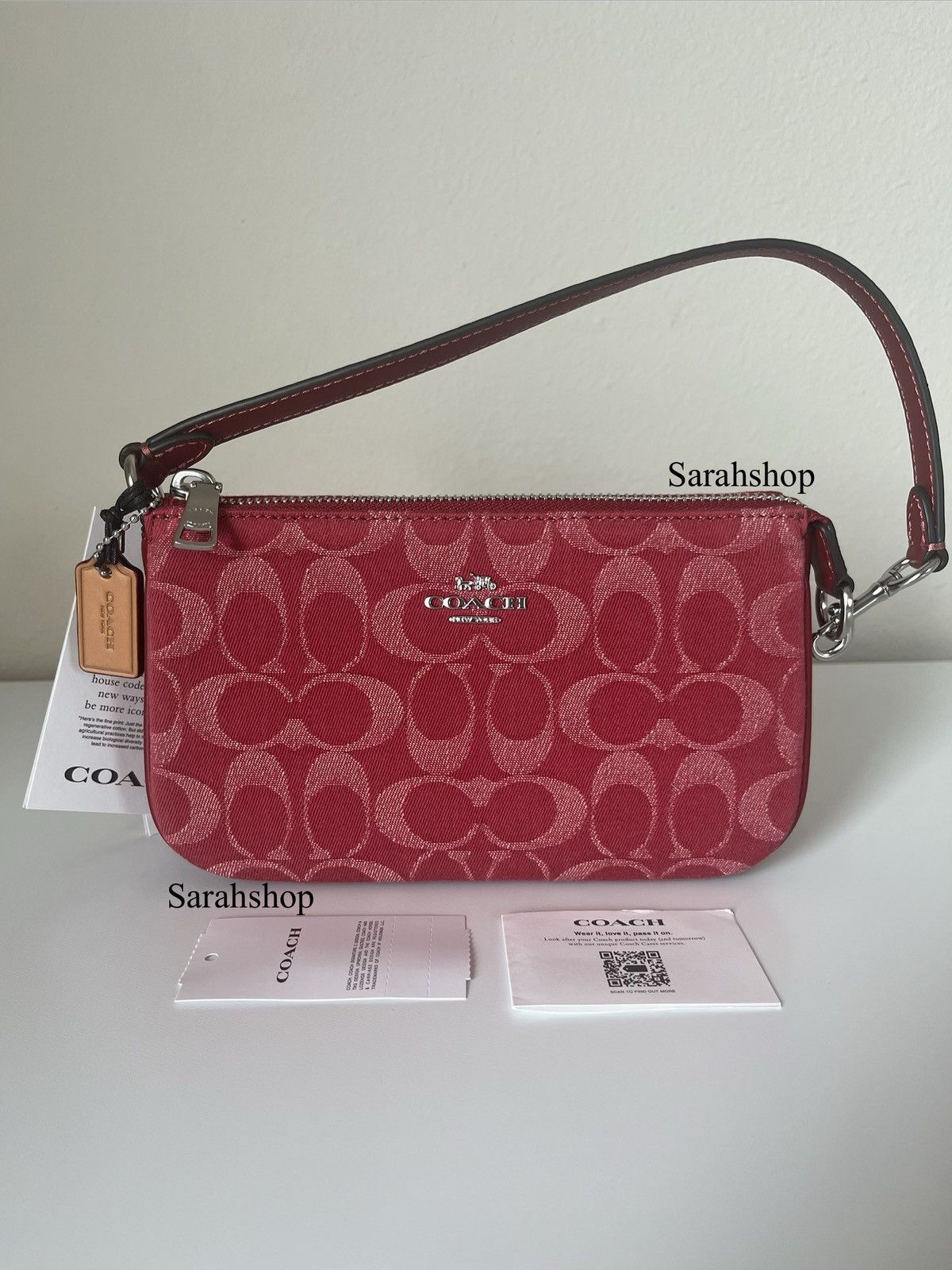 Coach Coach Nolita 19 In Signature Denim Size ONE SIZE - 1 Thumbnail