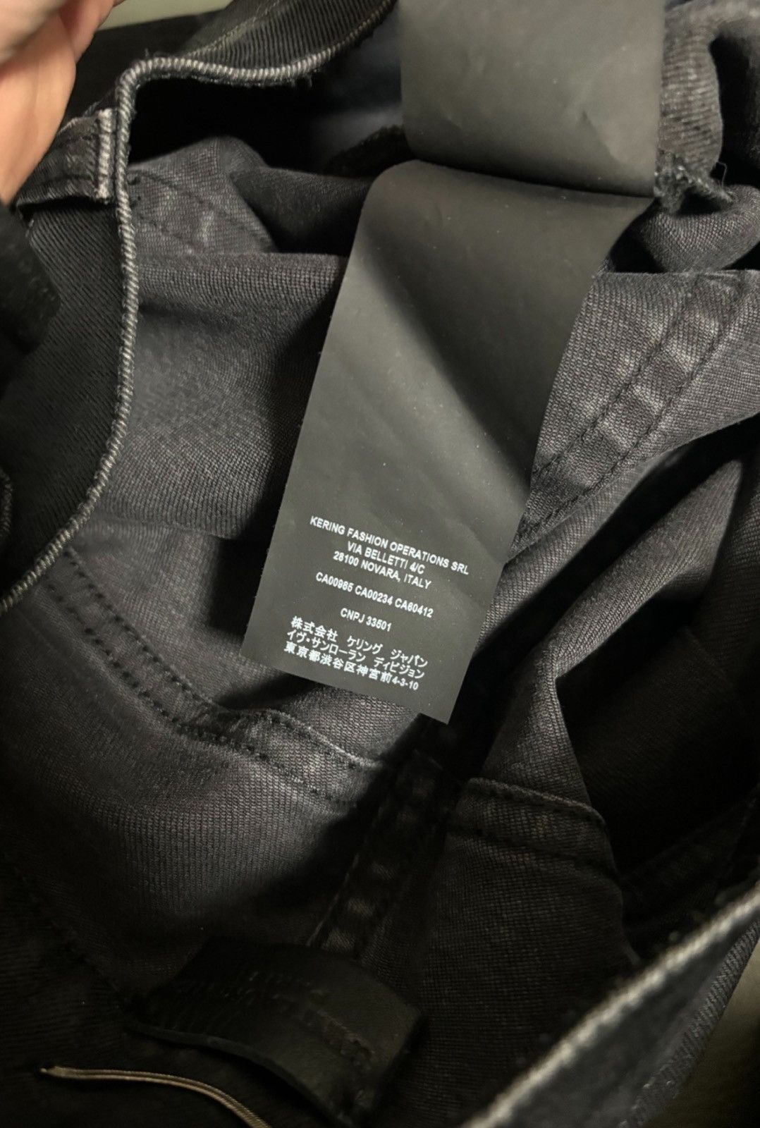 Saint Laurent Paris Saint Laurent SLP 2020FW Water Ripple Ghost Claw Basic Jeans Size US 34 / EU 50 - 6 Thumbnail