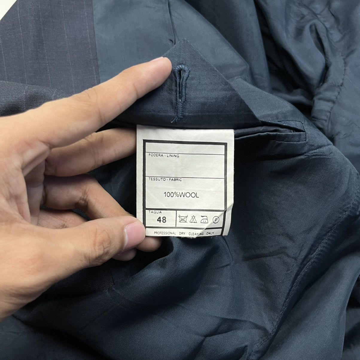 Balenciaga Vintage Balenciaga Pour Homme Pin-Stripe Tailored jacket Size US M / EU 48-50 / 2 - 11 Thumbnail