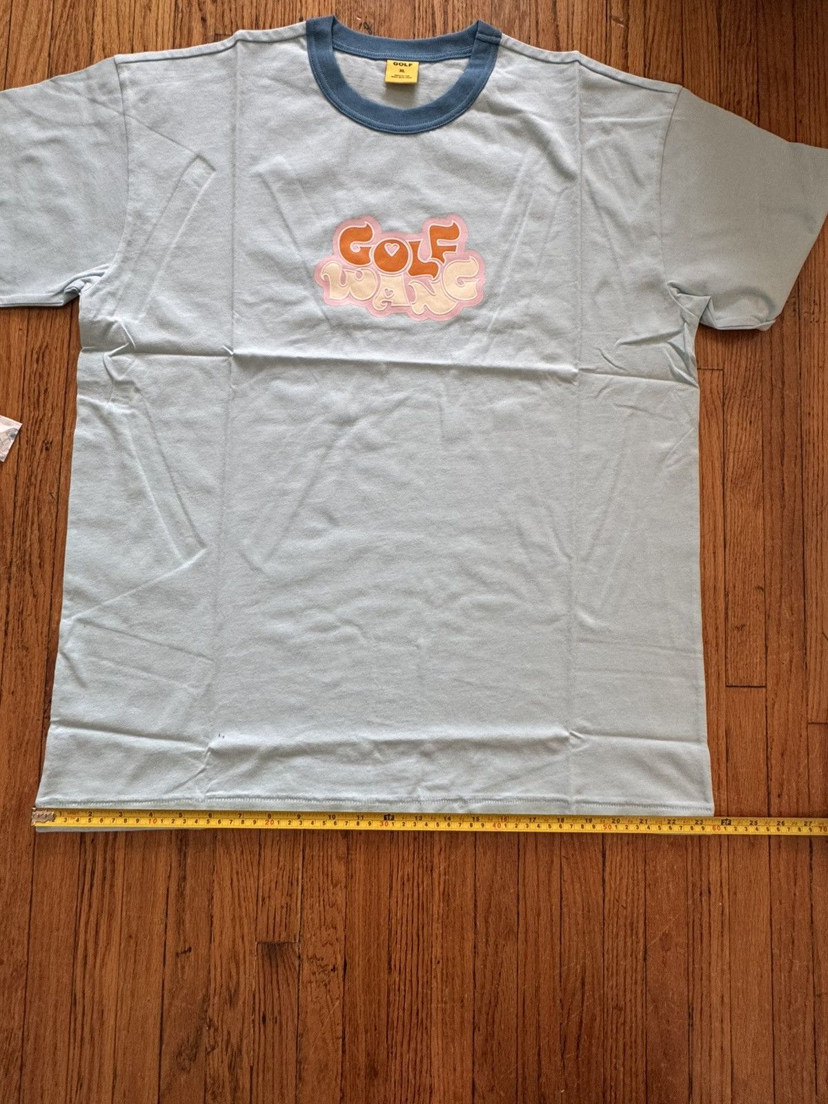 Golf Wang Golf Harmony Logo Ringer Tee LT Blue Size US XL / EU 56 / 4 - 5 Thumbnail