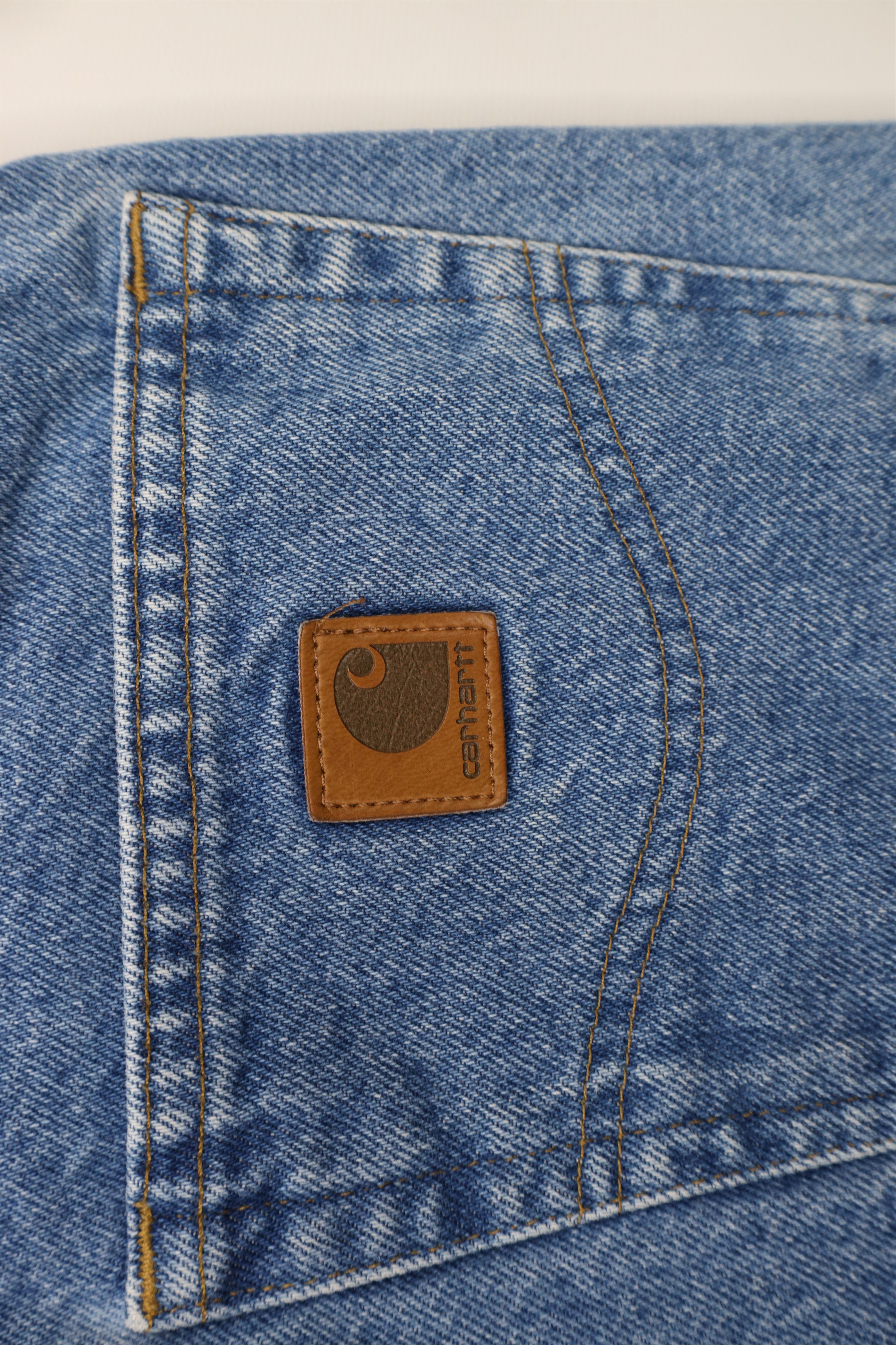 Carhartt × Vintage Vintage Y2K Carhartt Spell Out Traditional Fit Denim Jeans Size US 44 / EU 60 - 16 Thumbnail