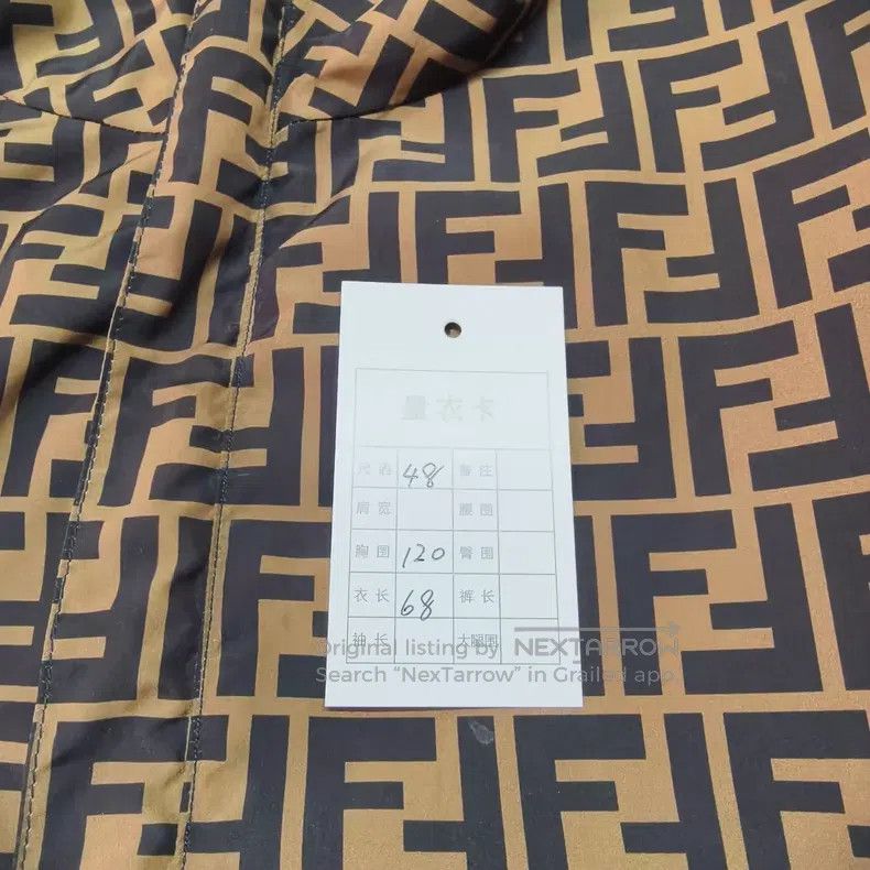 Fendi Fendi Printed Old Logo Reversible Windbreaker Size US M / EU 48-50 / 2 - 8 Thumbnail