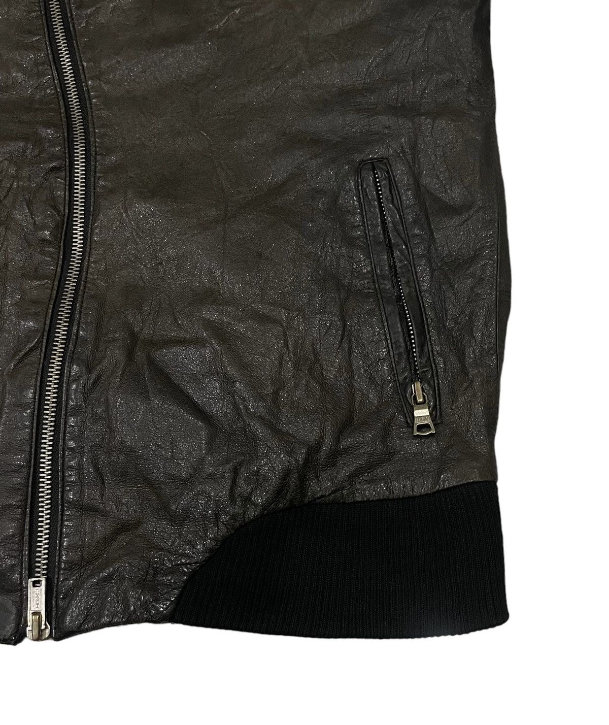 If Six Was Nine Vintage LHP Asymmetric Seditionaries Hoodie Leather Jacket Size US M / EU 48-50 / 2 - 4 Thumbnail