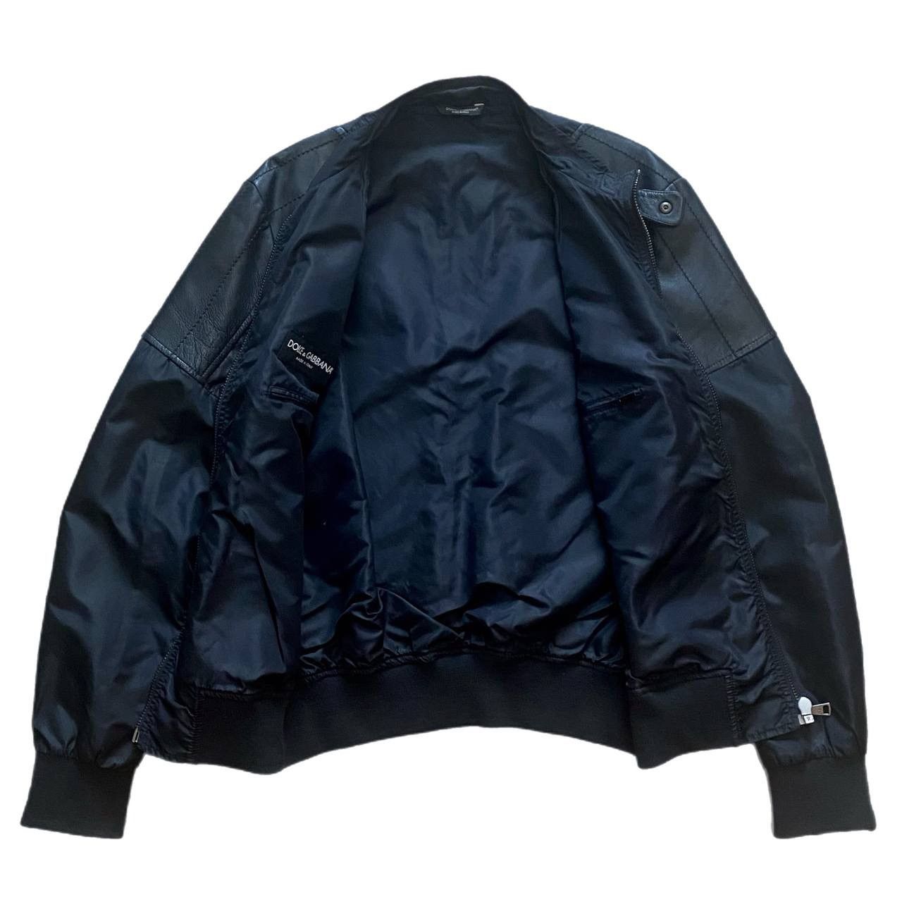 Dolce & Gabbana Dolce & Gabbana Leather Bomber jacket Size US M / EU 48-50 / 2 - 6 Thumbnail