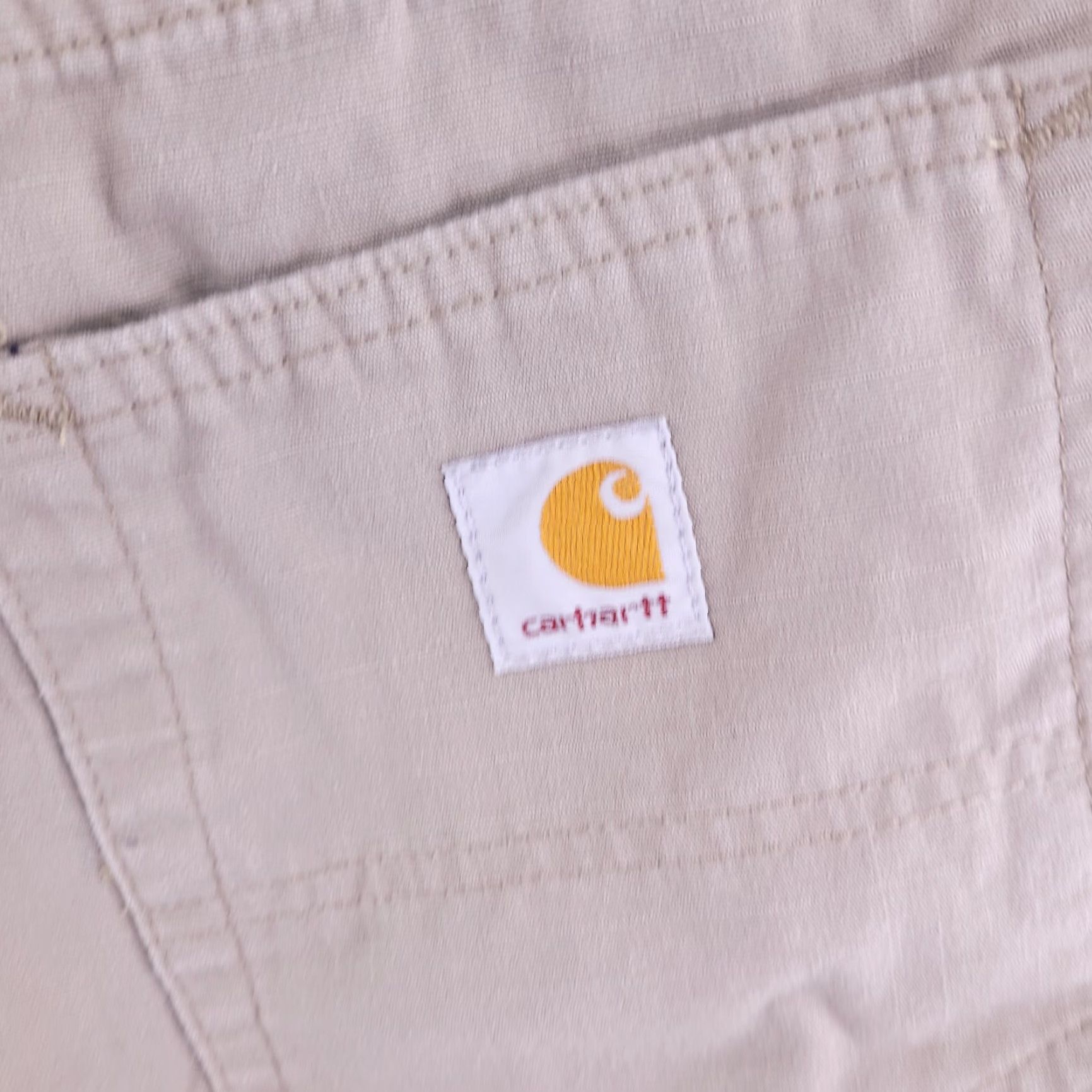 Carhartt Carhartt Shorts Mens 40 Brown Ripstop Work Casual Cargo Cotton, Solid, Regular Size 40, Waist 40 in, Vintage No, Mens Size US 40 / EU 56 - 2 Thumbnail