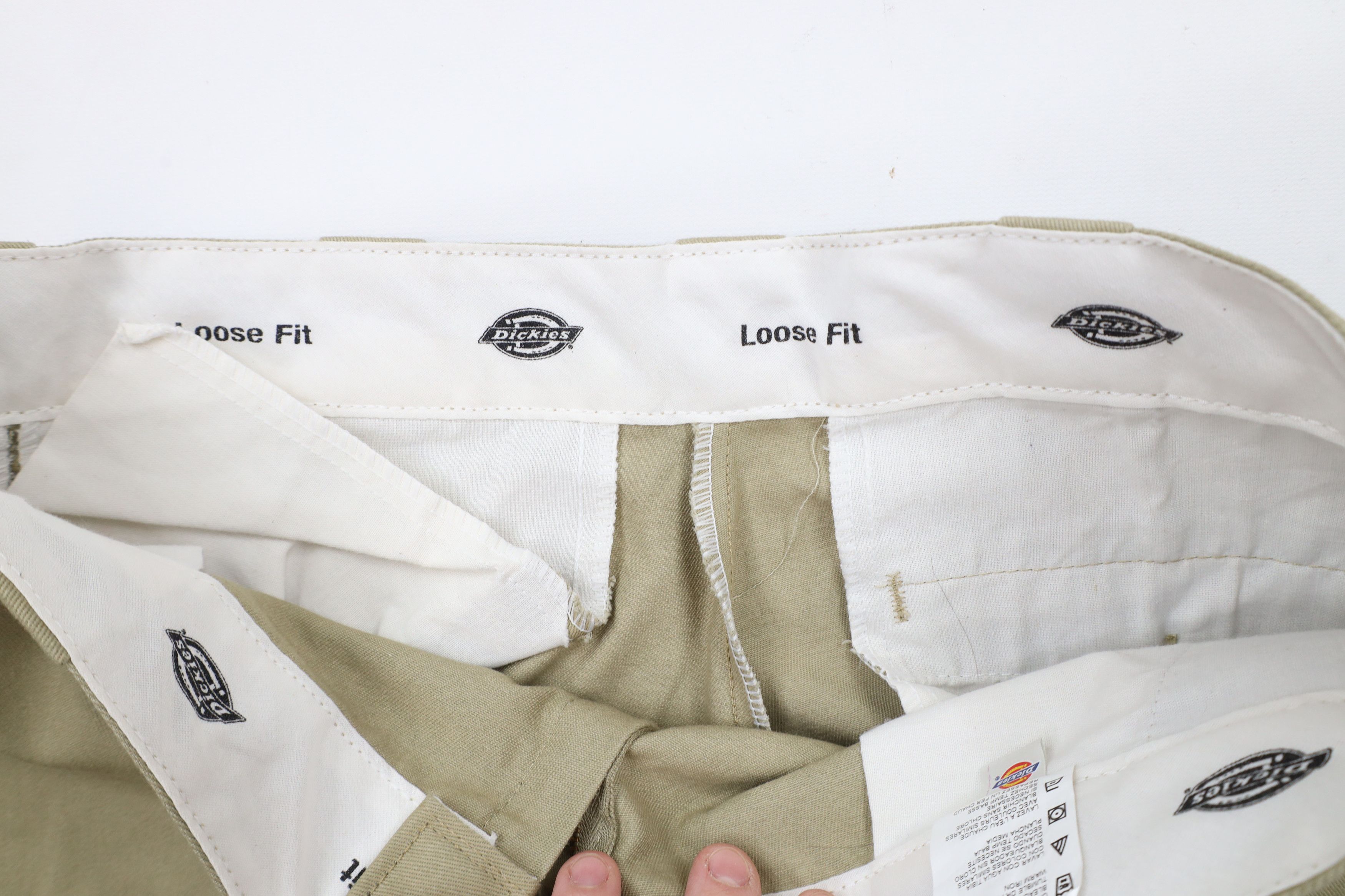 Dickies × Vintage Vintage Y2K Dickies Fit Wide Leg Double Knee Pants Beige Size US 34 / EU 50 - 9 Thumbnail