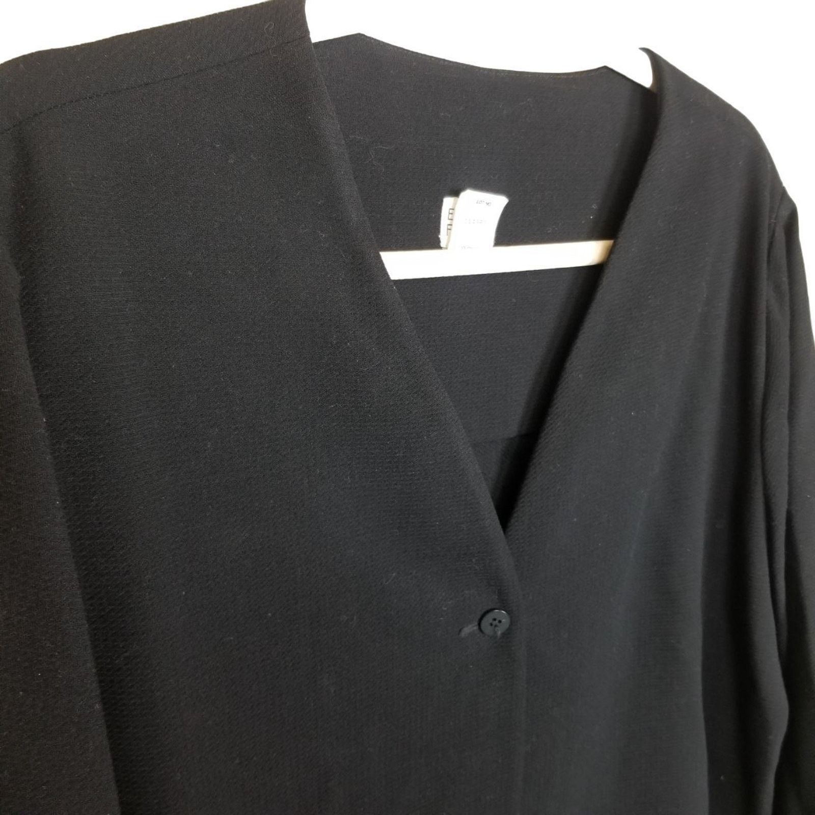 Eileen Fisher Vintage Eileen Fisher Wool Shacket Classic Minimalist L Size L / US 10 / IT 46 - 4 Thumbnail