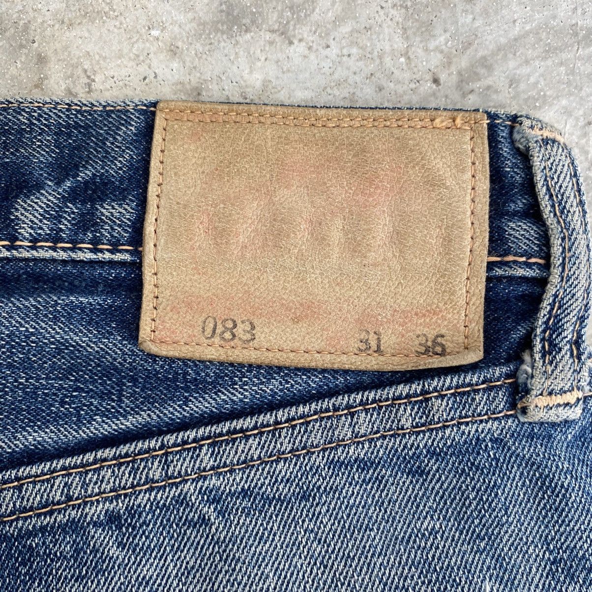 Denime Vintage 90’s Denime Faded Blue Distressed Selvedge Jeans Size US 29 - 17 Thumbnail