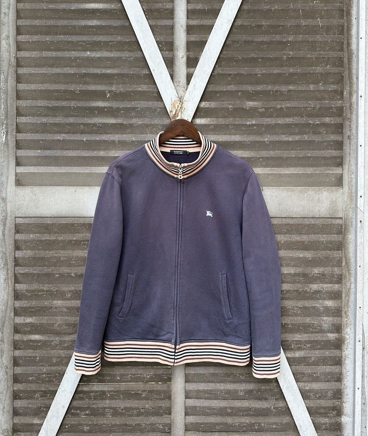 Burberry 👹Burberry Black Label Sun Faded Track Jacket Size US S / EU 44-46 / 1 - 3 Thumbnail
