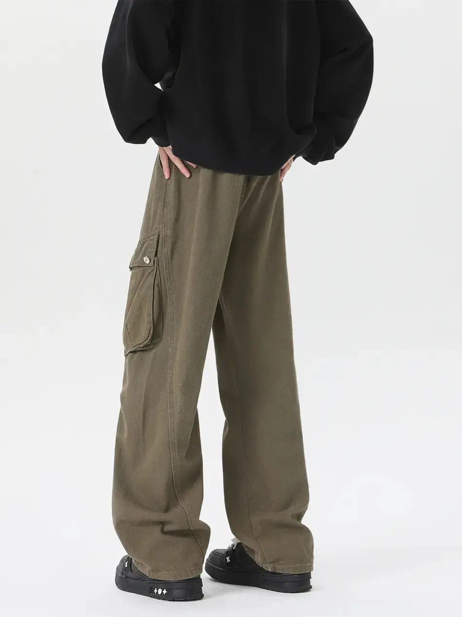 Japanese Brand Retro loose wide leg casual jeans Size US 32 / EU 48 - 3 Thumbnail
